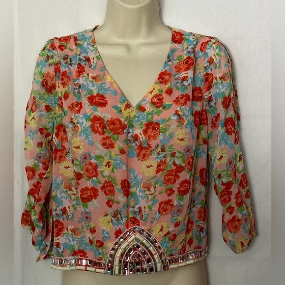 3/$15 Faisca Women’s Blouse Size S - Picture 1 of 7